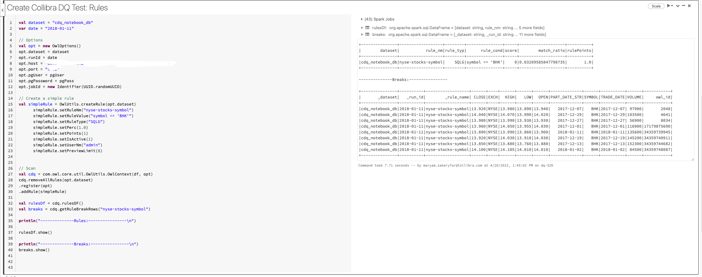 Create CDQ Test Rules In DataBricks